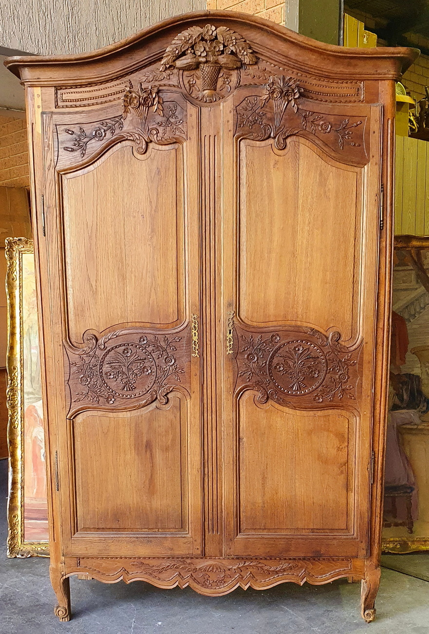 A French oak "Armoire de Mariage"